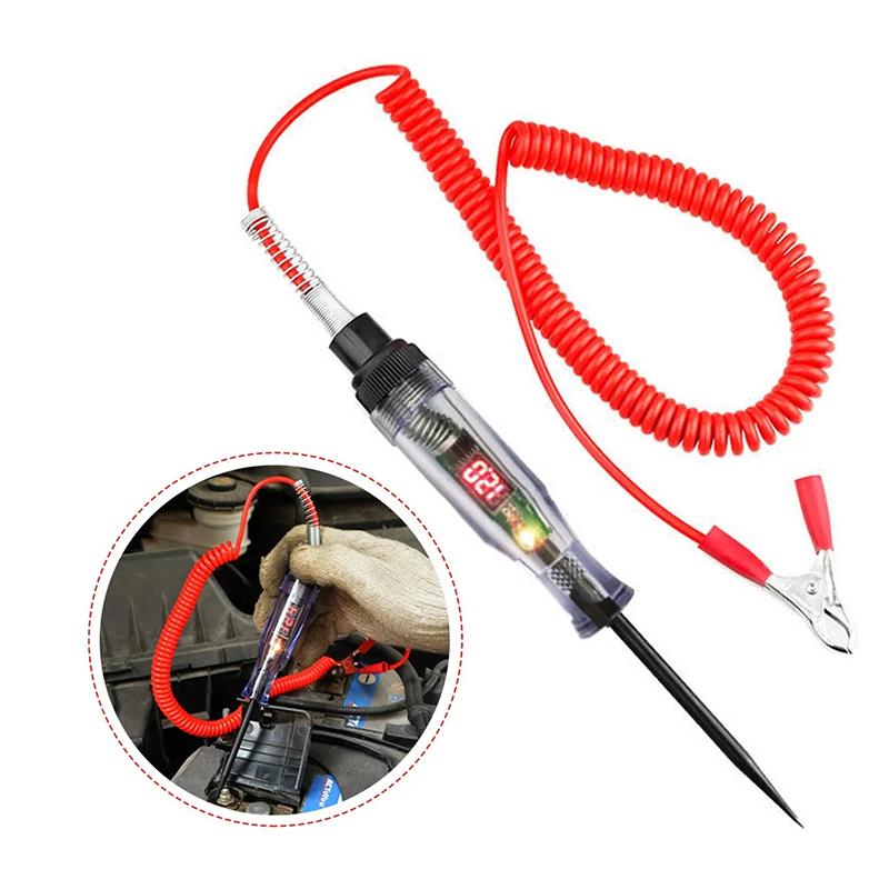 Circuit Test Pencil - Vrachtwagenspanningscircuittester Autoreparatie 6V/12V/24V Auto Circuittester Premium