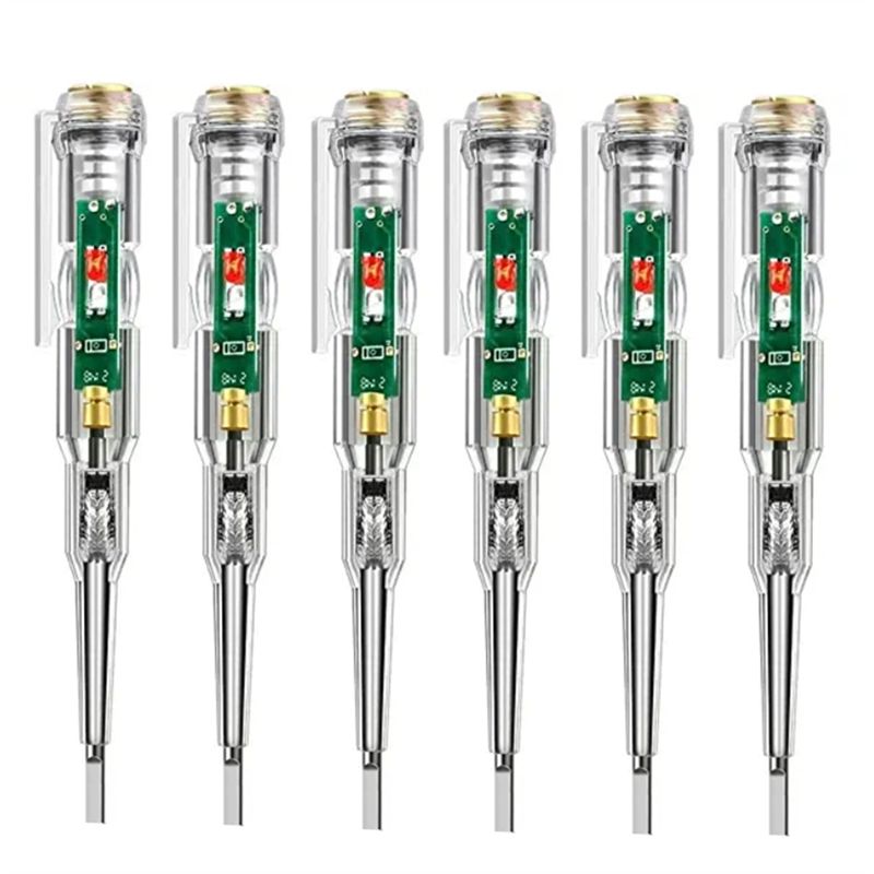 Circuit Test Pencil - KYCOR-6Pack spanningstester, AC-spanningsdetectorpen, 70-250V circuittester elektrische