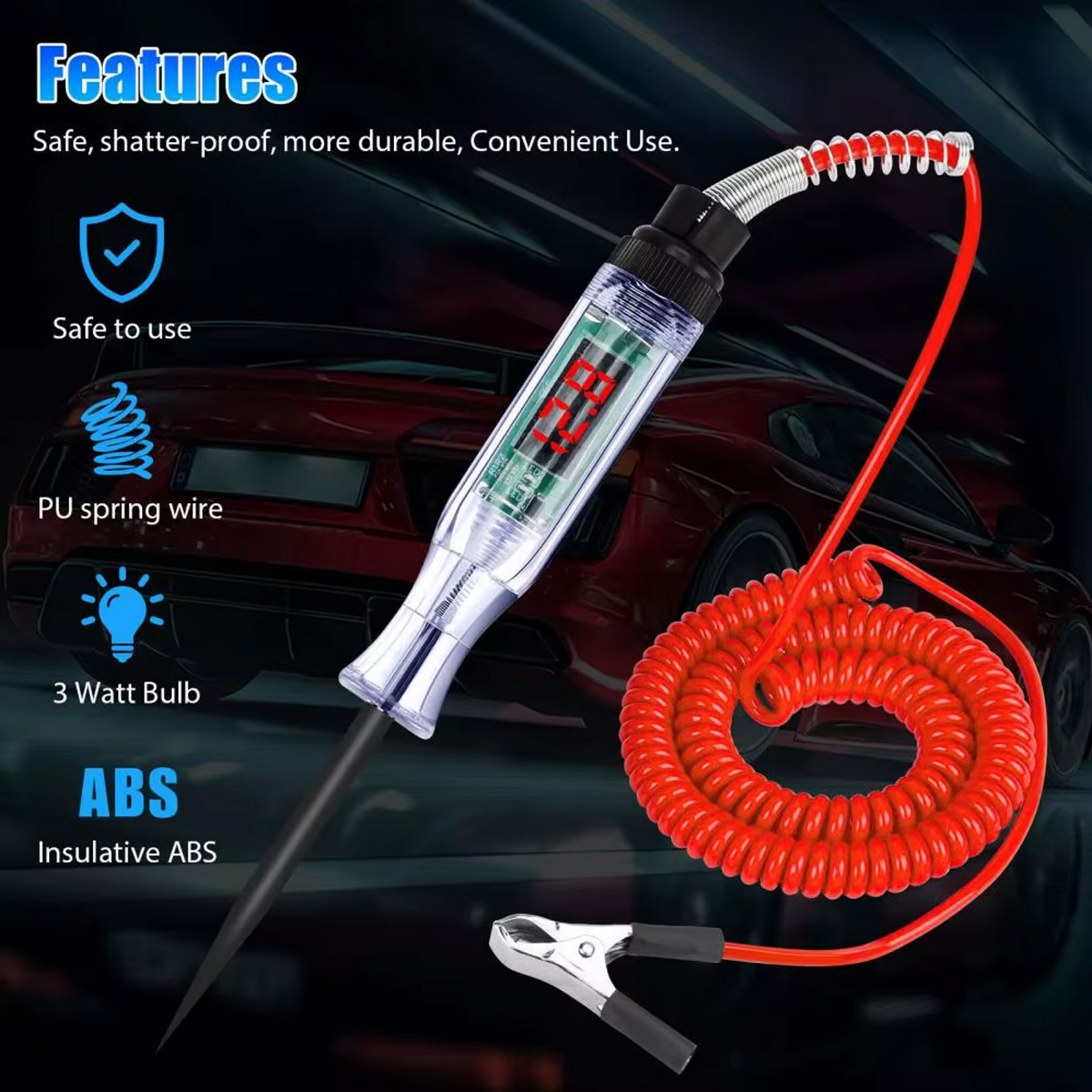 6 V-24 V/5 V-90 V Automotive C - Circuit Test Pencil recensie en prijs