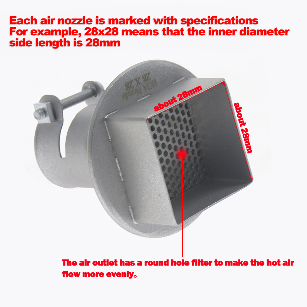 1 stks BGA Nozzle SMD Lassen M - Hot Air Station 858 recensie en prijs